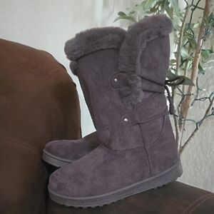 Women's Purple Suede Boots